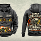 Personalized John Deere 643L-II Feller Buncher Operator Vintage Hoodie in dark-gray, front and back artwork with YOUR NAME and SINCE 2000 sample text.
