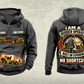 Personalized Tigercat 635H Skidder Operator Vintage Hoodie in dark-gray, front and back artwork with YOUR NAME and SINCE 2000 sample text.