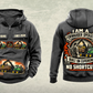 Personalized John Deere 1910G Forwarder Operator Vintage Hoodie in dark-gray, front and back artwork with YOUR NAME and SINCE 2000 sample text.