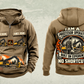 Personalized Tigercat 850 with 568 Processor Operator Vintage Hoodie in kaki, front and back artwork with YOUR NAME and SINCE 2000 sample text.