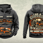 Personalized FAE PT300 Forestry Mulcher Operator Vintage Hoodie in dark-gray, front and back artwork with YOUR NAME and SINCE 2000 sample text.