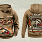 Personalized Taylor XRS-9972 Reach Stacker Vintage Hoodie in kaki, front and back artwork with YOUR NAME and SINCE 2000 sample text.