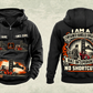 Personalized Taylor XLC-975 Container Handler Vintage Hoodie in black, front and back artwork with YOUR NAME and SINCE 2000 sample text.