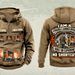 Personalized Konecranes Noell Hybrid Straddle Carrier Vintage Hoodie - PNCT Configuration in kaki, front and back artwork with YOUR NAME and SINCE 2000 sample text.