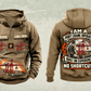 Personalized Liebherr STS 69 m Port Crane Vintage Hoodie - PNCT Configuration in kaki, front and back artwork with YOUR NAME and SINCE 2000 sample text.