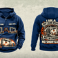 Personalized Konecranes Hybrid RTG Port Crane Vintage Hoodie - Savannah Configuration in dark-blue, front and back artwork with YOUR NAME and SINCE 2000 sample text.