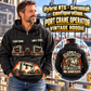 Personalized Konecranes Hybrid RTG Port Crane Vintage Hoodie - Savannah Configuration in Black, front and back artwork with YOUR NAME and SINCE 2000 sample text.