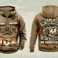 Personalized Konecranes Hybrid RTG Port Crane Vintage Hoodie - Savannah Configuration in kaki, front and back artwork with YOUR NAME and SINCE 2000 sample text.