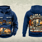 Personalized Liebherr LHM 550 Electric High-Rise Port Crane Vintage Hoodie in dark-blue, front and back artwork with YOUR NAME and SINCE 2000 sample text.