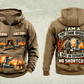 Personalized Liebherr LHM 550 Electric High-Rise Port Crane Vintage Hoodie in kaki, front and back artwork with YOUR NAME and SINCE 2000 sample text.
