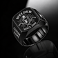 Welder Classic Emblem ring in Black, showing CUSTOM NAME and SINCE 2000