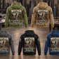 Welder Skills and Pride Vintage Hoodie in Military Green, Kaki, Dark Gray, Black and Dark Blue, five complete separated back views in a quiet metalworking workshop.