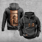 Welder Workday Portrait Vintage Hoodie in Dark Gray, front and back views with sample text CUSTOM NAME and SINCE 2000, a tall steel-panel kneeling-welder back illustration, and helmet-and-torch chest emblems.