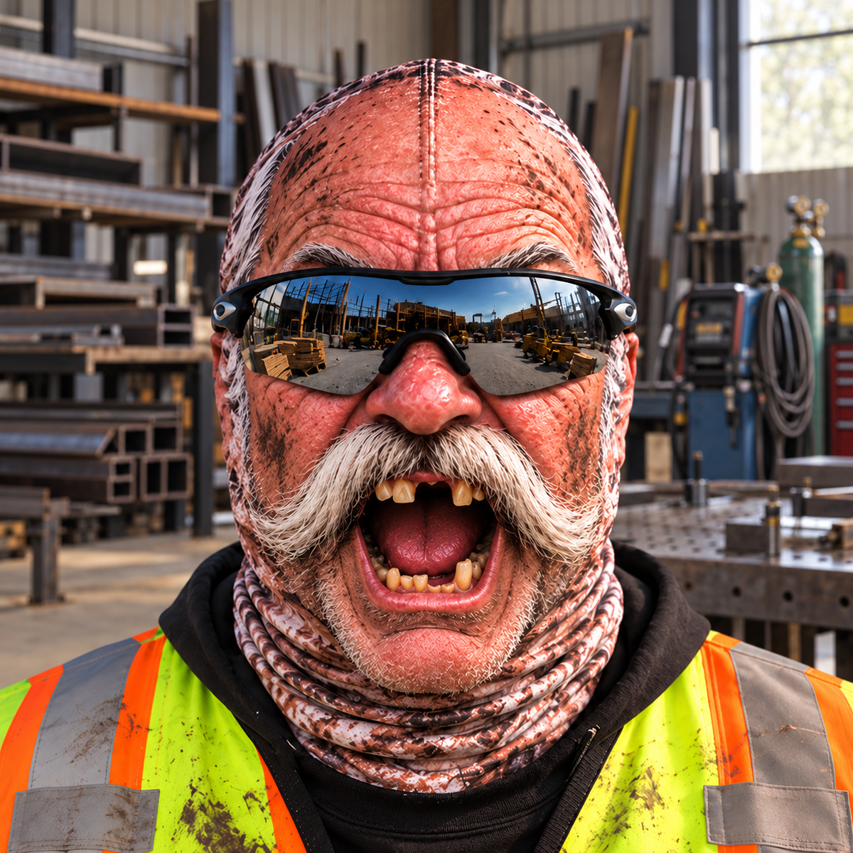 Welder funny face balaclava - Style 6