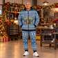 welder hero Winter Snowflake full-zip hoodie and jogger combo with Custom Name and Custom Company Name