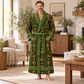Personalized Welder Bathrobe - Workbench Stripes lifestyle view