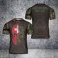 Personalized Swiss Soldier/ Veteran Camo With Name And Rank Hoodie 3D Printed