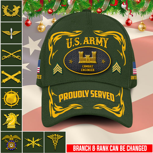 US Military – Army Branch All Over Print Cap
