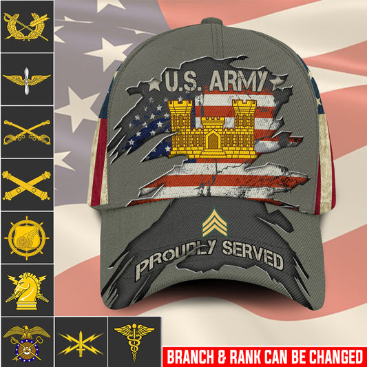 US Military – Army Branch All Over Print Cap