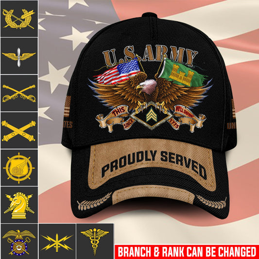 US Military – Army Branch All Over Print Cap
