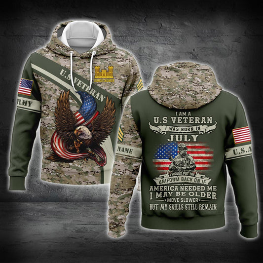 US Military – Army Branch All Over Print Hoodie