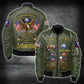 US Military – Coast Guard Rating All Over Print Bomber Jacket