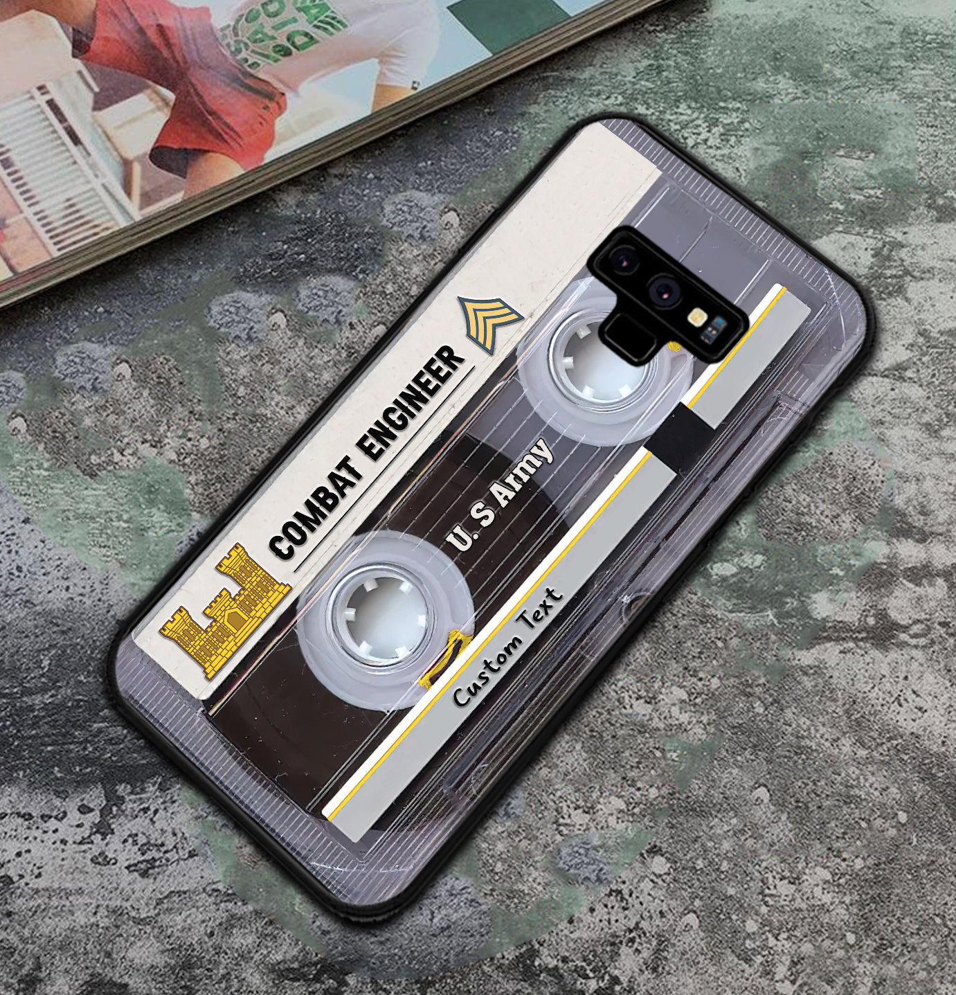 Personalized US Military - Army Branch Phone Case Printed