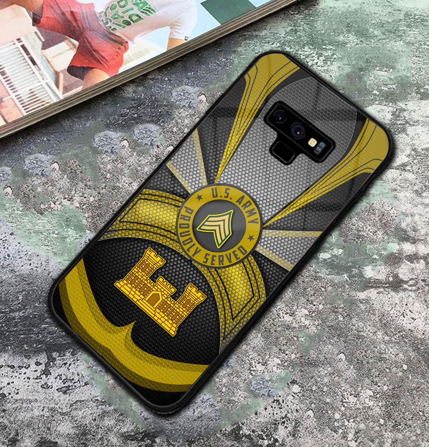 Personalized US Military - Army Branch Phone Case Printed