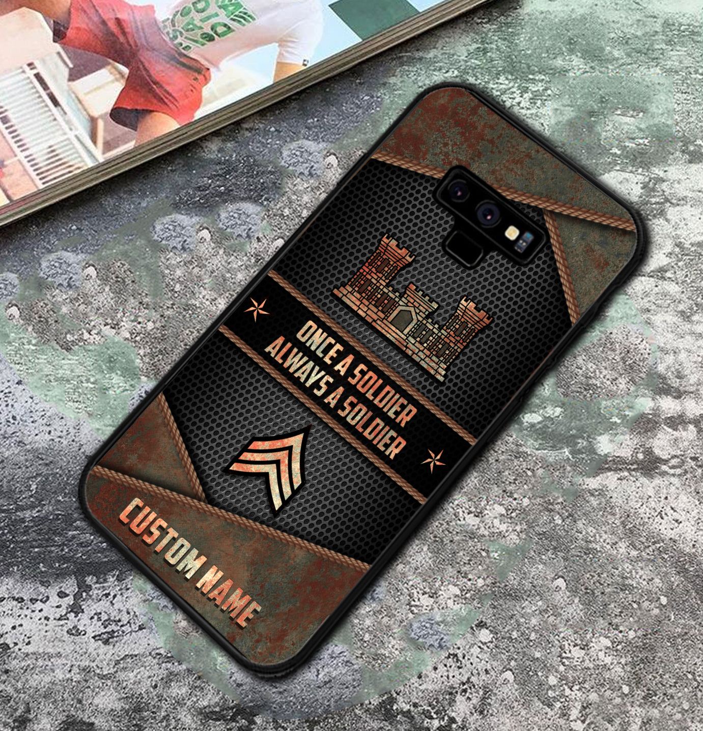 Personalized US Military - Army Branch Phone Case Printed