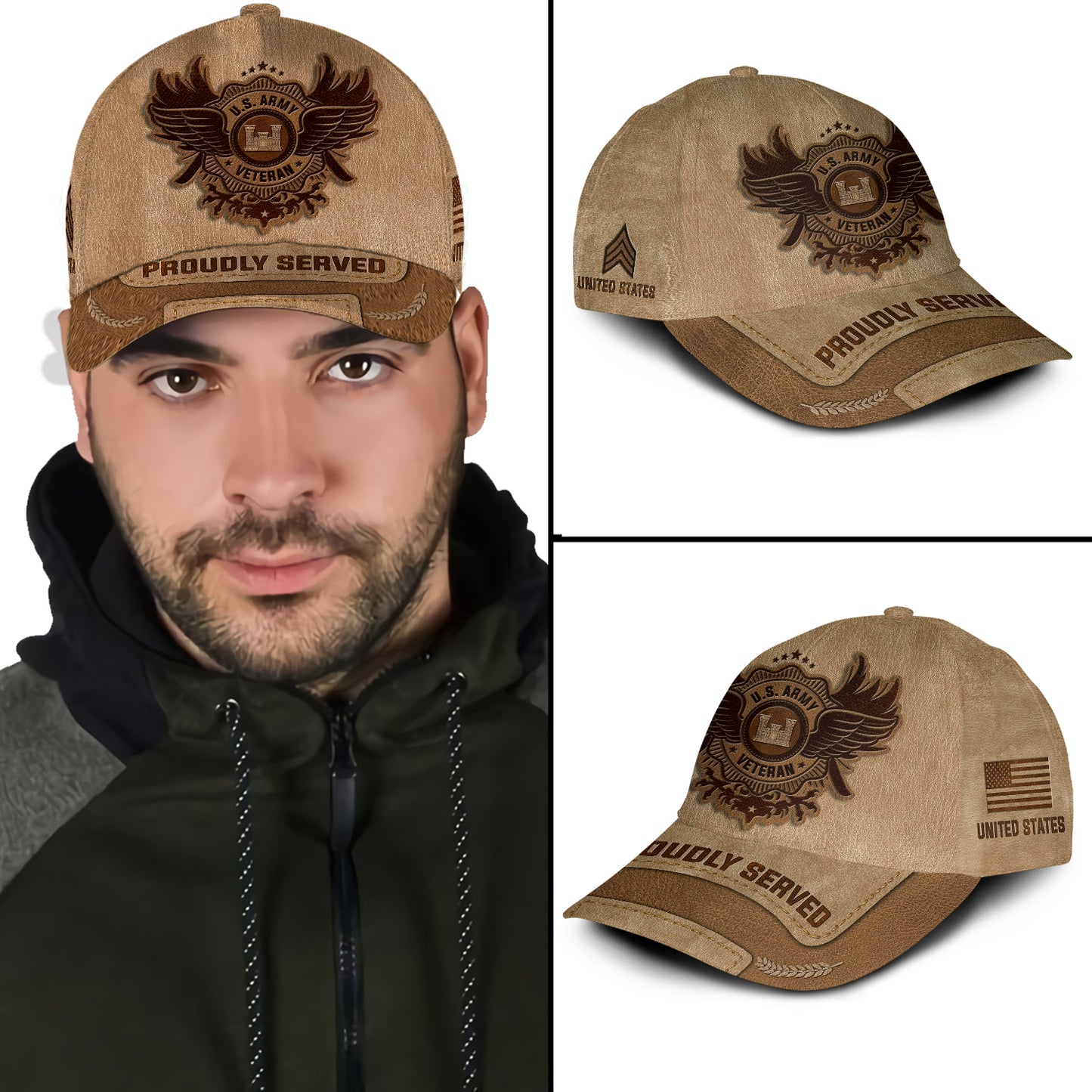 US Military – Army Branch All Over Print Cap