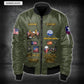 US Military – Coast Guard Rating All Over Print Bomber Jacket