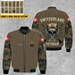 Personalized Swiss Soldier/ Veteran Camo With Name And Rank Bomber Jacket 3D Printed - 167287680
