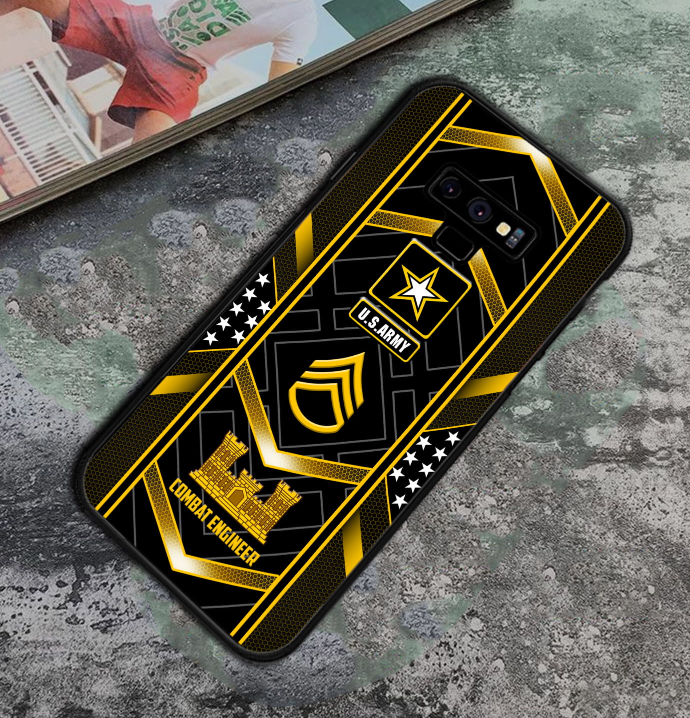 Personalized US Military - Army Branch Phone Case Printed