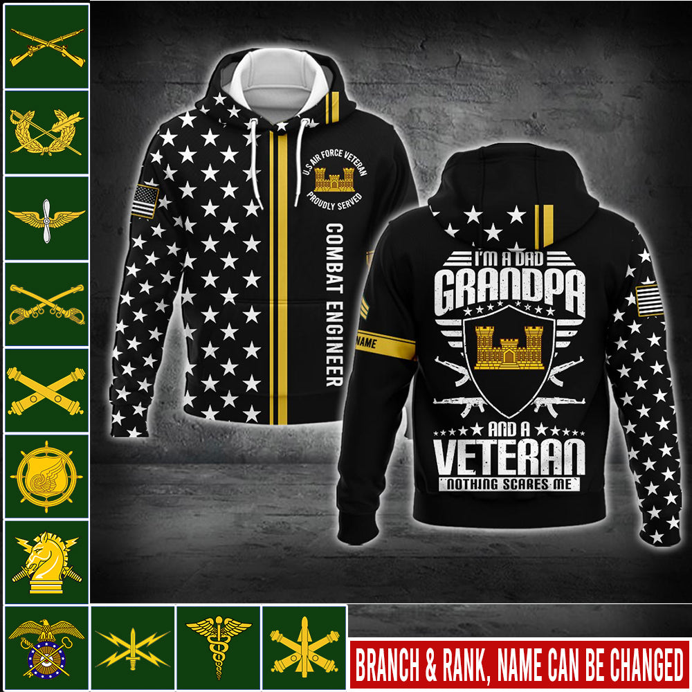 US Military – Army Branch All Over Print Bomber Jacket