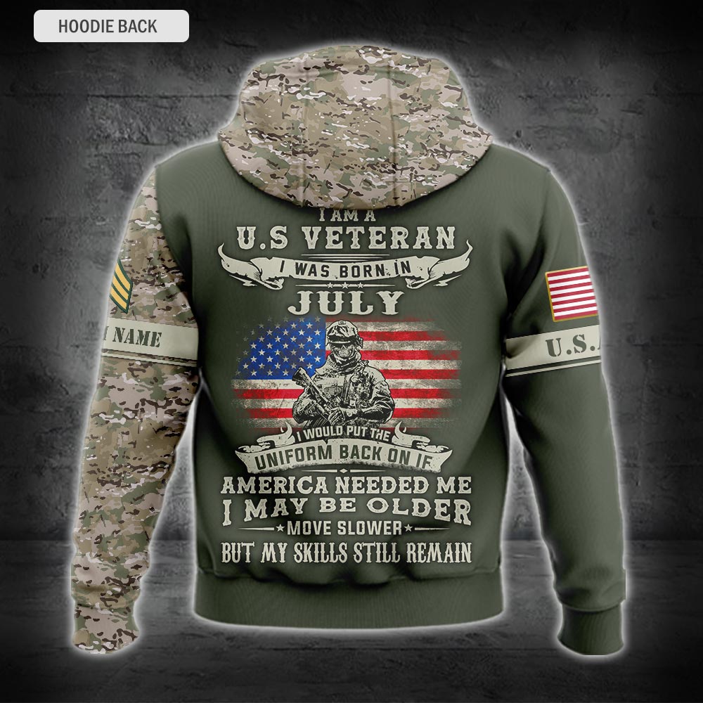 US Military – Army Branch All Over Print Hoodie