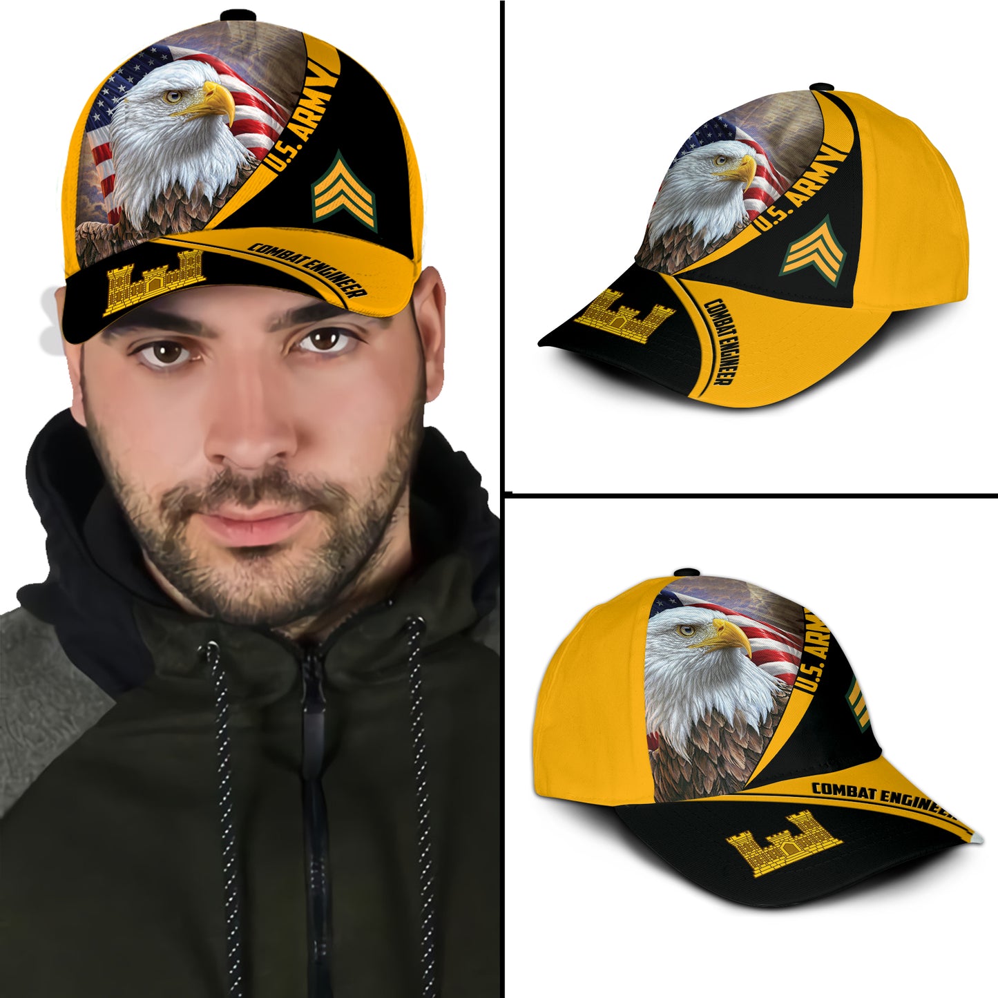US Militär – Army Branch All Over Print Cap