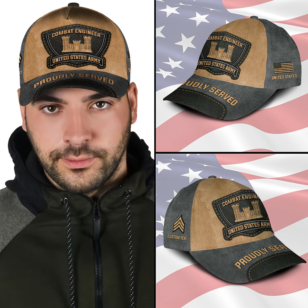 US Military – Army Branch All Over Print Cap