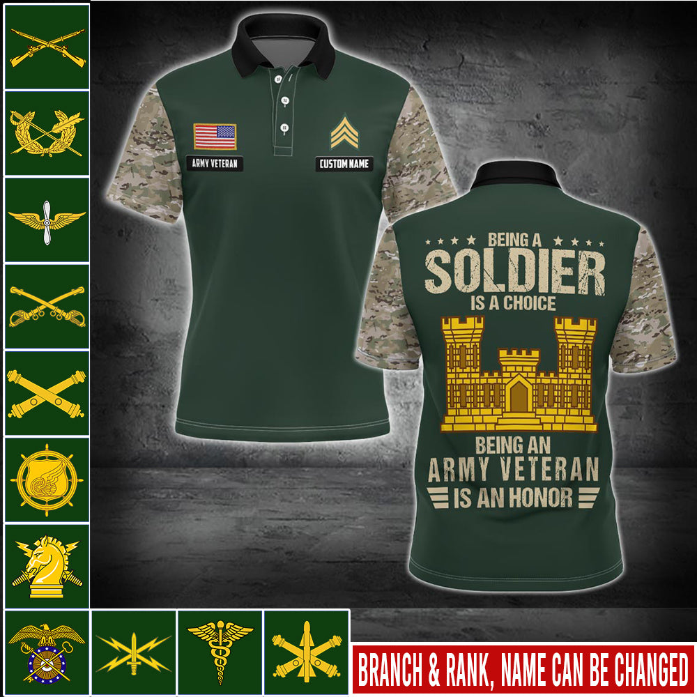 US Military – Army Branch All Over Print Bomber Jacket