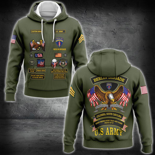 US Military – Army Division All Over Print Hoodie