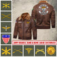 US Military - Army Branch - Leather Jacket For Veterans