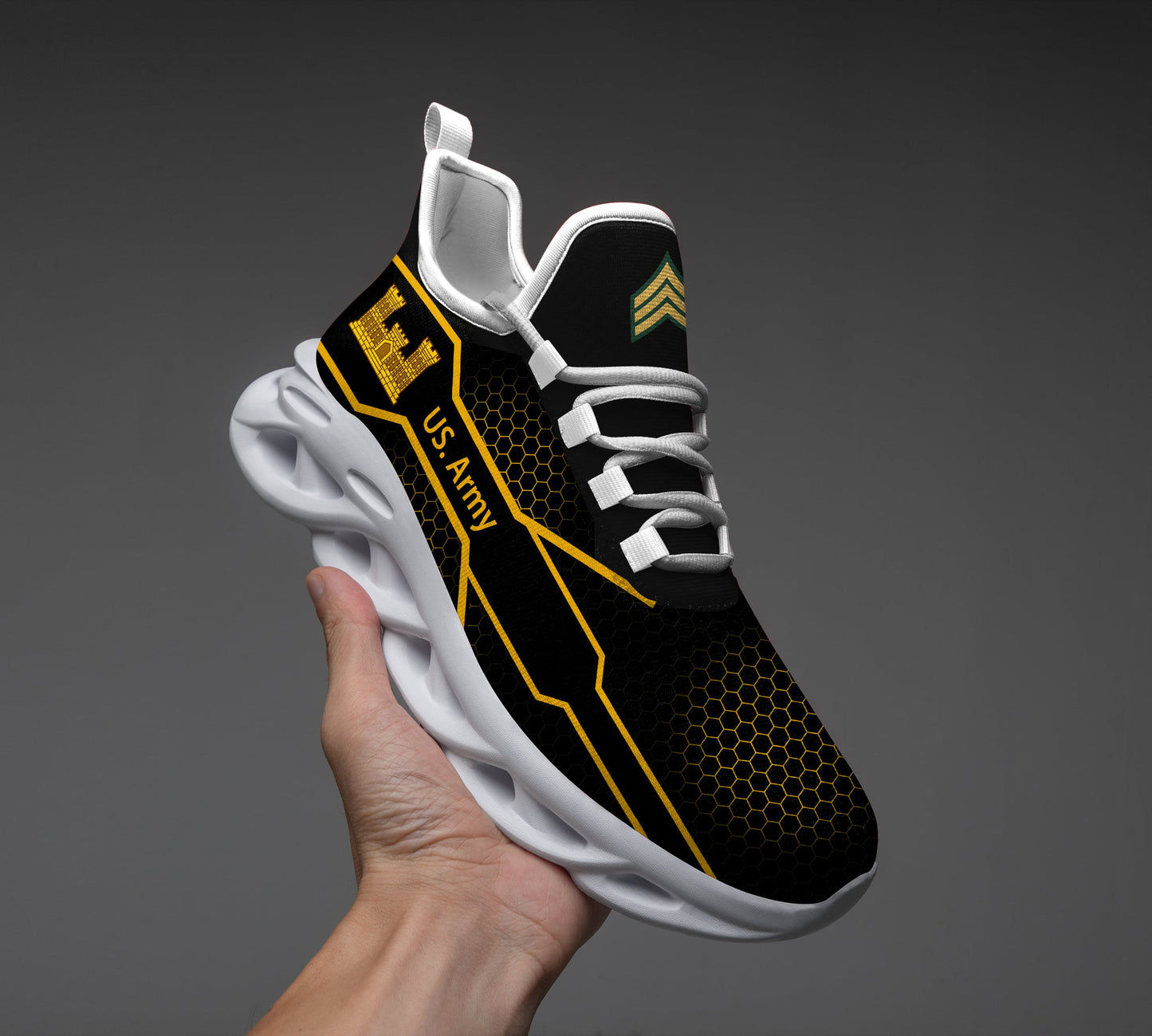 US Military – Army Branch All Over Print Sneakers