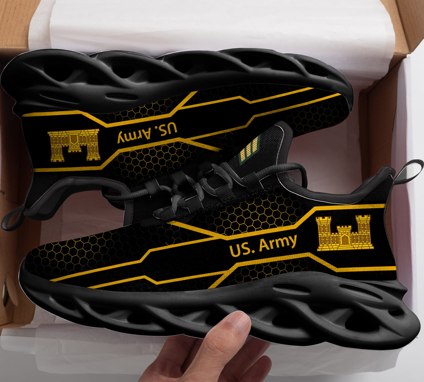 US Military – Army Branch All Over Print Sneakers