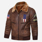 US Military - Army Division - Leather Jacket For Veterans