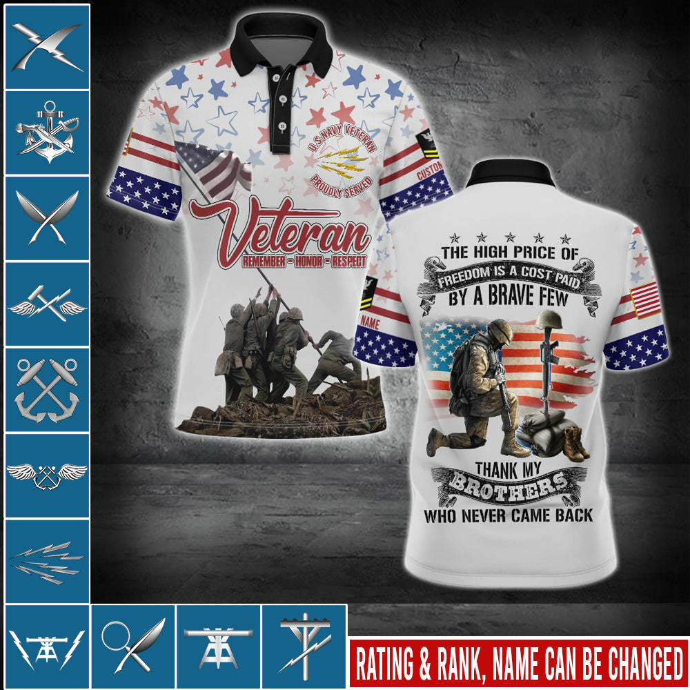 US Military – Navy Rating All Over Print Bomber Jacket