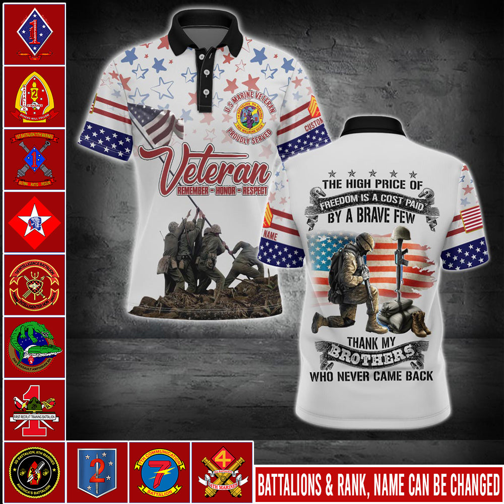 US Military – Marine Battalion All Over Print Bomber Jacket