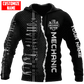 T-shirt unisexe 3D avec nom personnalisé et drôle de mécanicien, clé noire