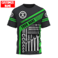 Personalized Name Funny Mechanic 3D Unisex Shirts Tool Box Black And Green
