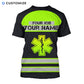 T-shirts unisexes EMS 3D personnalisés avec nom amusant