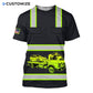 Personalized Name Funny Trucker 3D Unisex Shirts