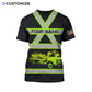 Personalized Name Funny Trucker 3D Unisex Shirts
